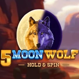 5 Moon Wolf slot logo by Apparat Gaming at Slotosport Casino5 Moon Wolf