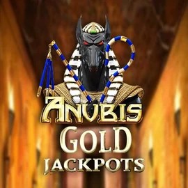 Anubis Gold Jackpots logo by Inspired Gaming at Slotosport Casino