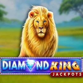 Diamond King Jackpots game by SpinPlay Games – logo hosted on Slotosport Casino