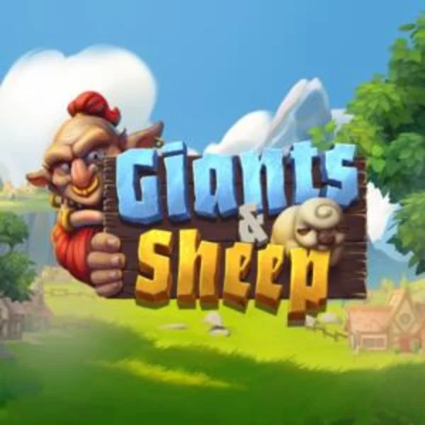 Giants and Sheep slot logo by Relax Gaming at Slotosport CasinoGiants and Sheep
