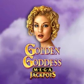 Golden Goddess Megajackpots slot logo by IGT at Slotosport Casino