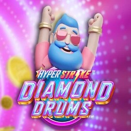 Logo of Hyper Strike Diamond Drums from Gameburger Studios at Slotosport Casino