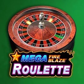 Mega Fire Blaze Roulette slot logo by Playtech at Slotosport Casino