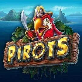 Pirots slot logo by ELK Studios at Slotosport CasinoPirots