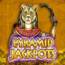 Pyramid Jackpots slot logo by King Show Games at Slotosport Casino