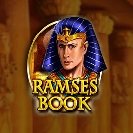 Logo of Ramses Book Deluxe from Gamomat at Slotosport Casino