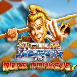 Play Stellar Jackpots with More Monkeys slot by Lightning Box Game on slotosport-casino.uk