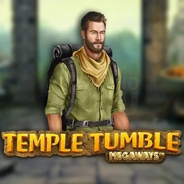 Logo of Temple Tumble Megaways from Relax Gaming at Slotosport Casino